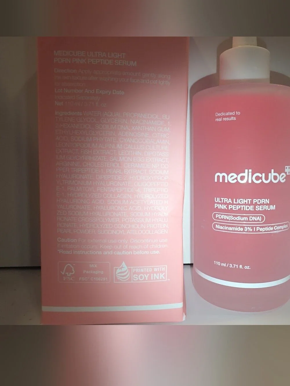 medicube Ultra Light PDRN Pink Peptide Serum – Pink